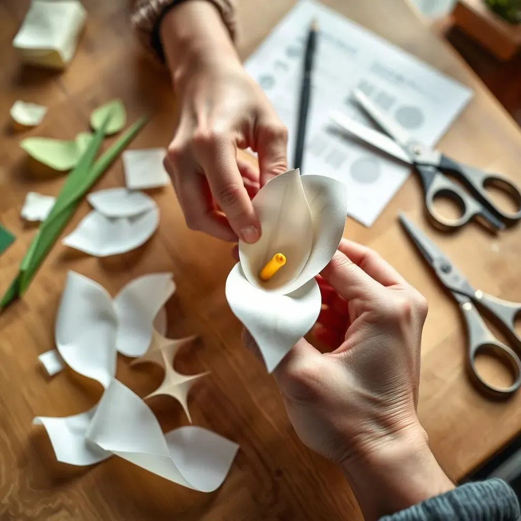 StepbyStep Instructions: Assembling Your Calla Lily Paper Flower