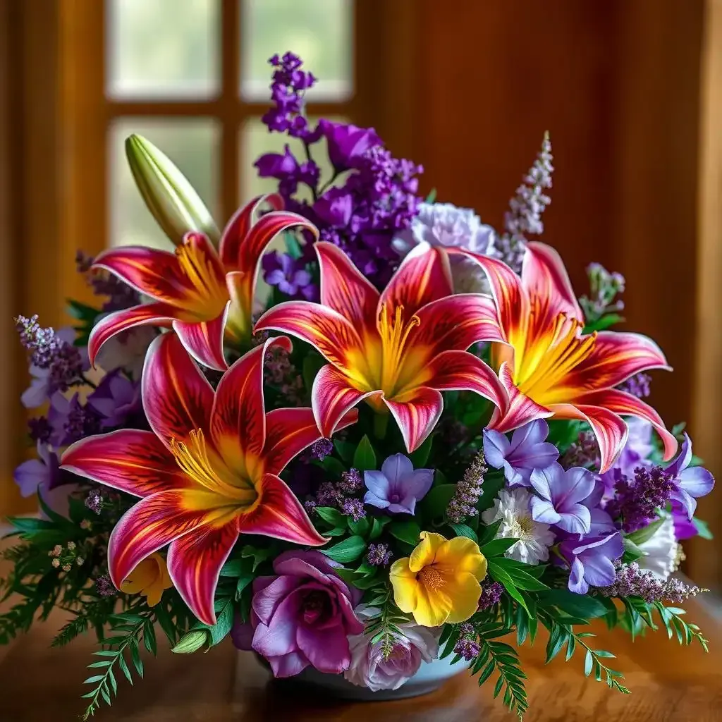 Stunning Flower Arrangements Featuring Tiger Lilies