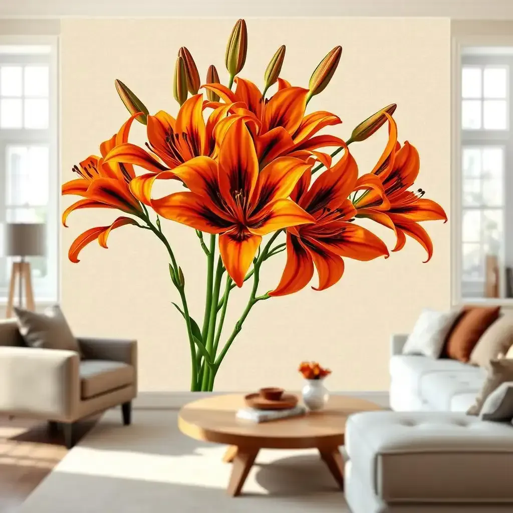 Stunning Tiger Lily Flower Wallpaper Designs For Your Home