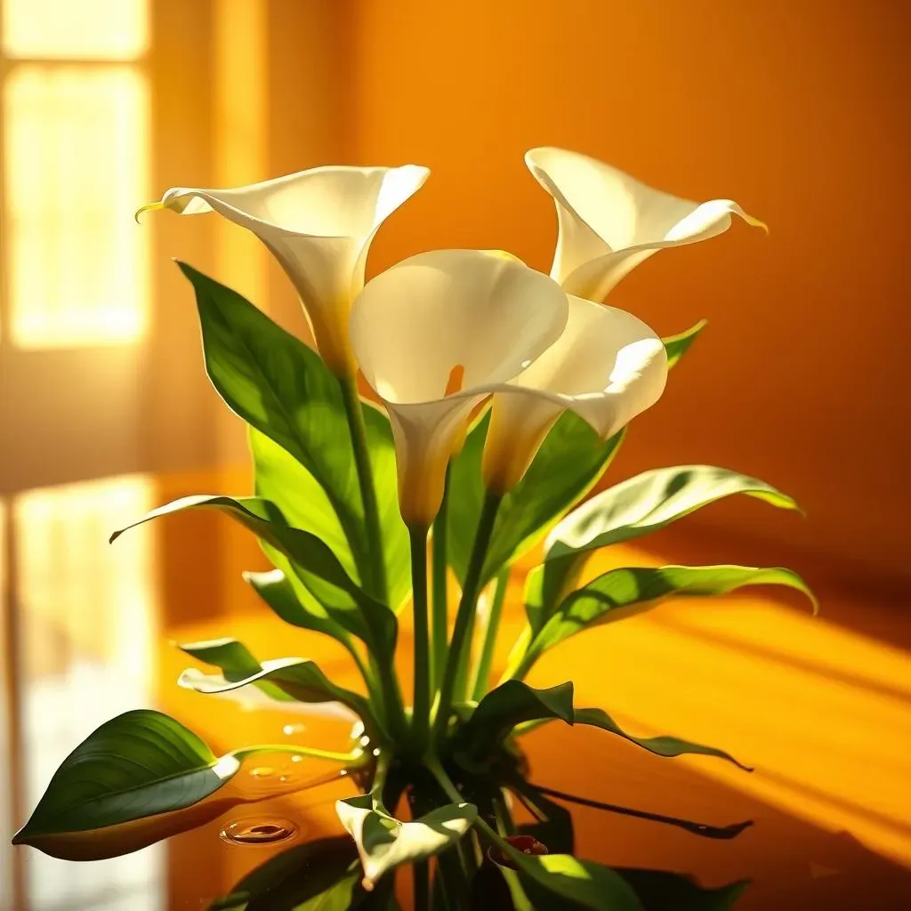 Sunlight, Water, and Rest: Essential Needs for Flowering Calla Lilies