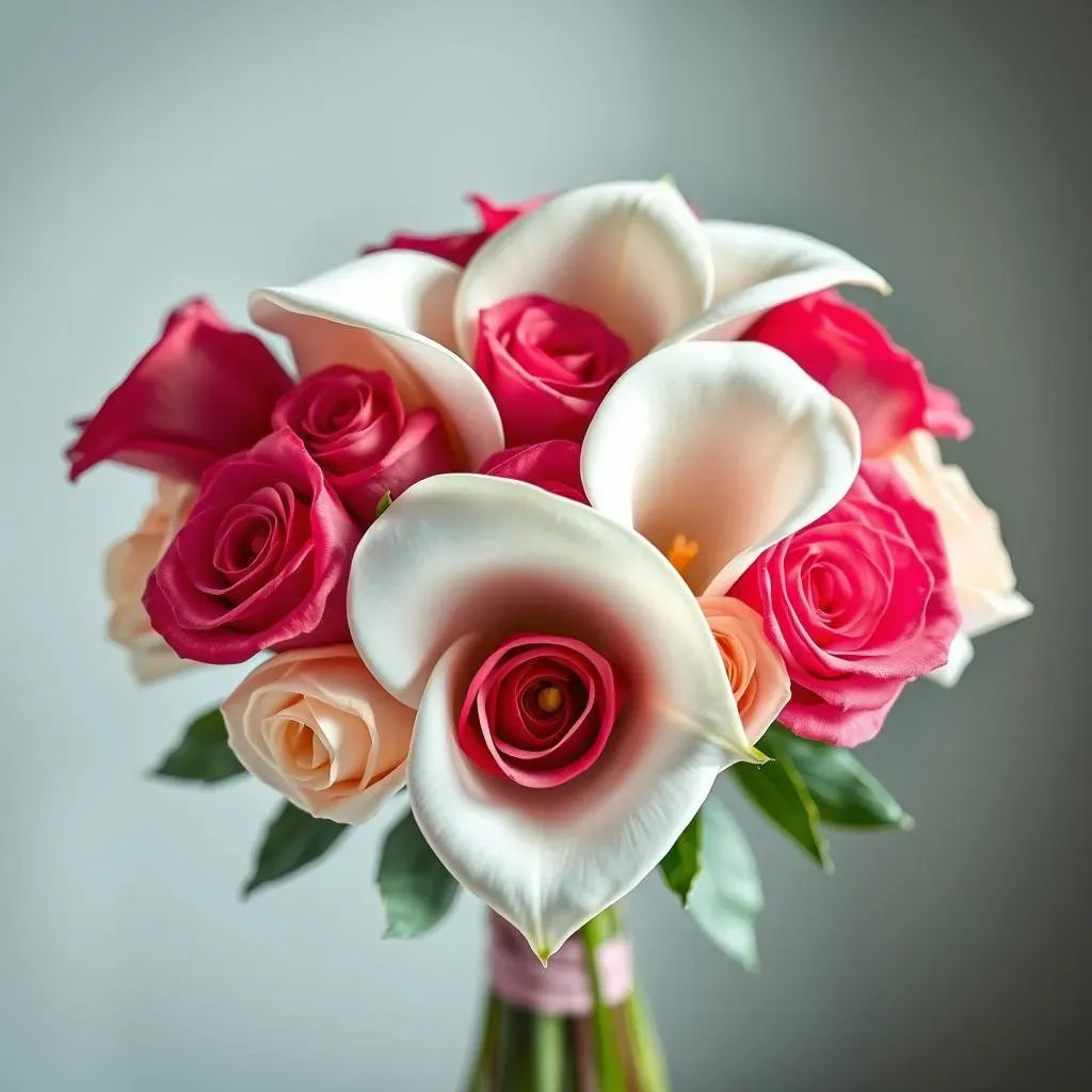 The Allure of the Calla Lily Rose Bouquet