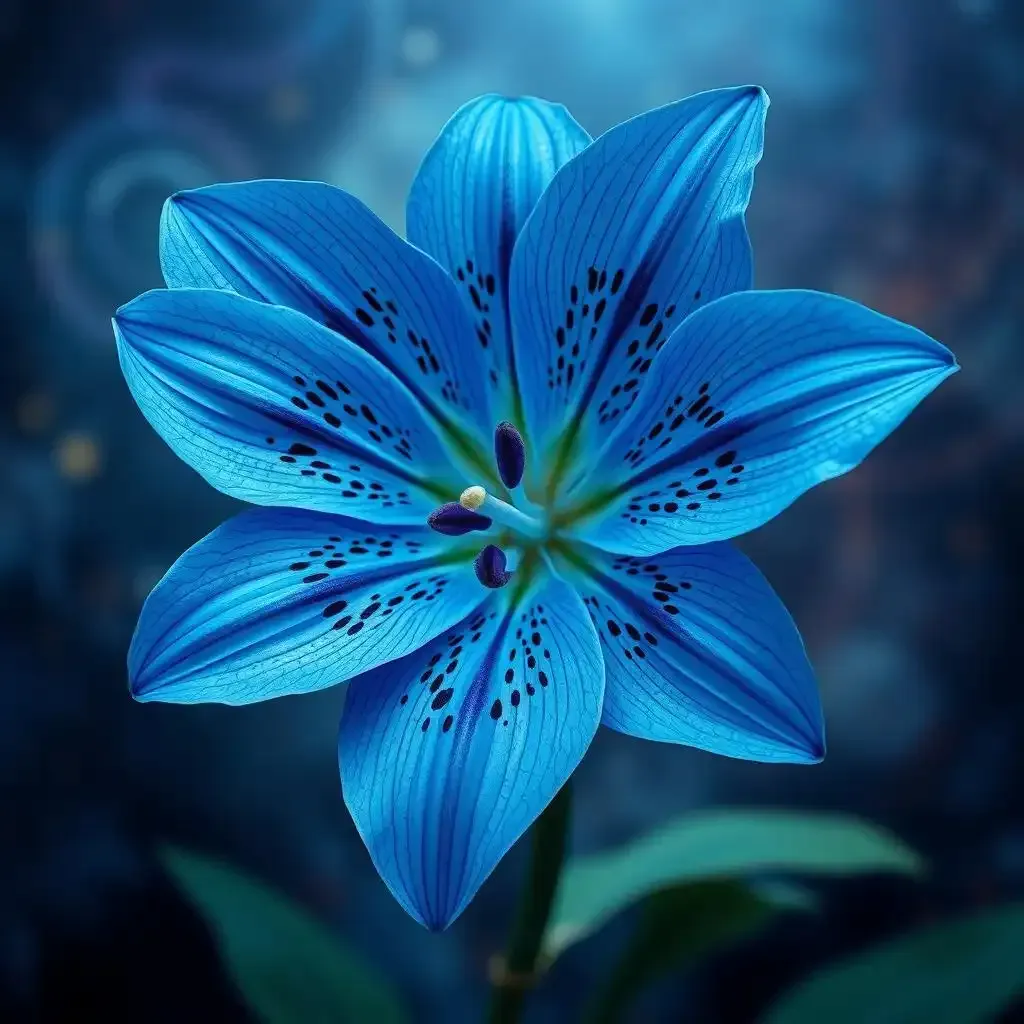 The Enigmatic Allure Of Blue Tiger Lily Flowers