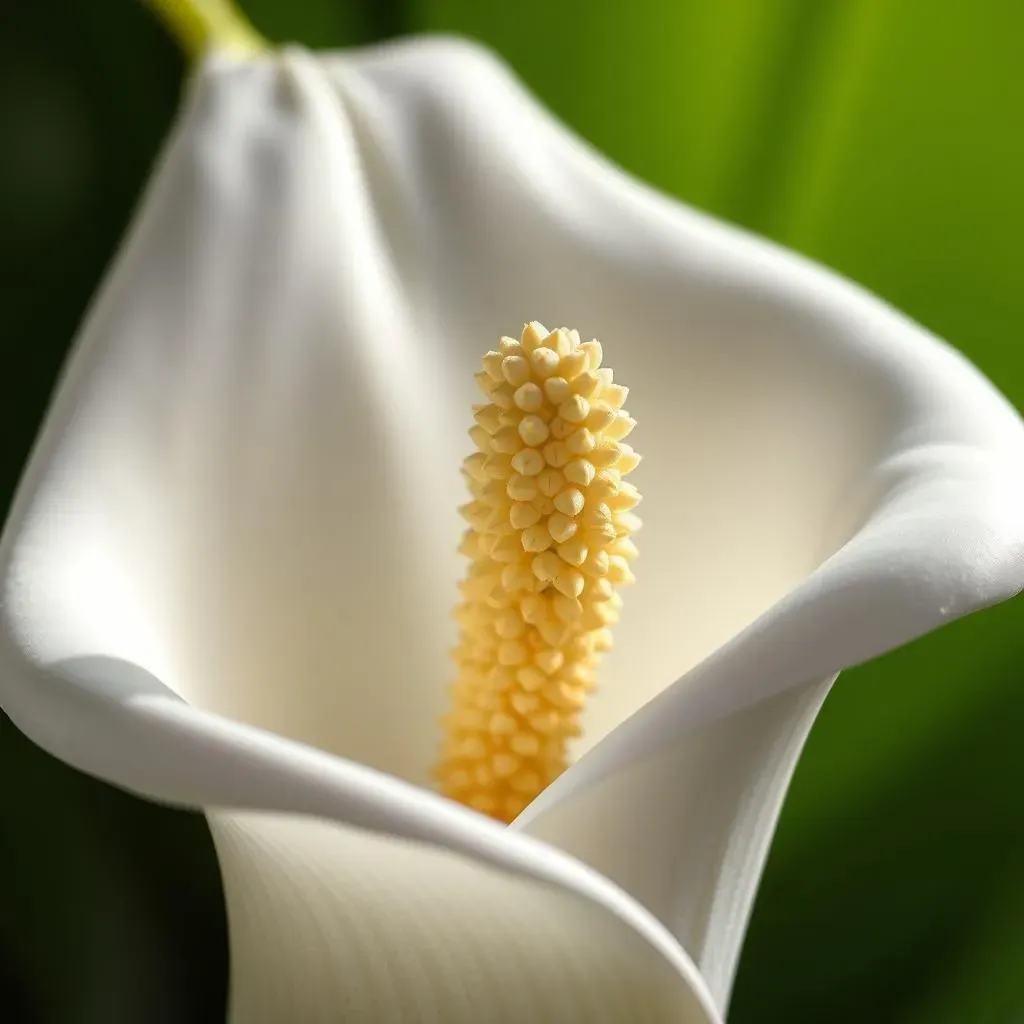 The Spadix: The Calla Lily's True Flower