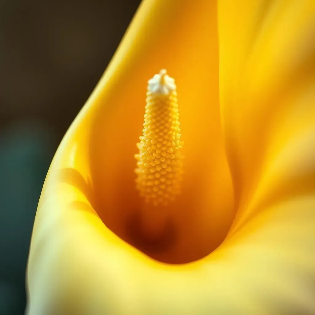 The Spadix: The Hidden Heart of the Calla Lily