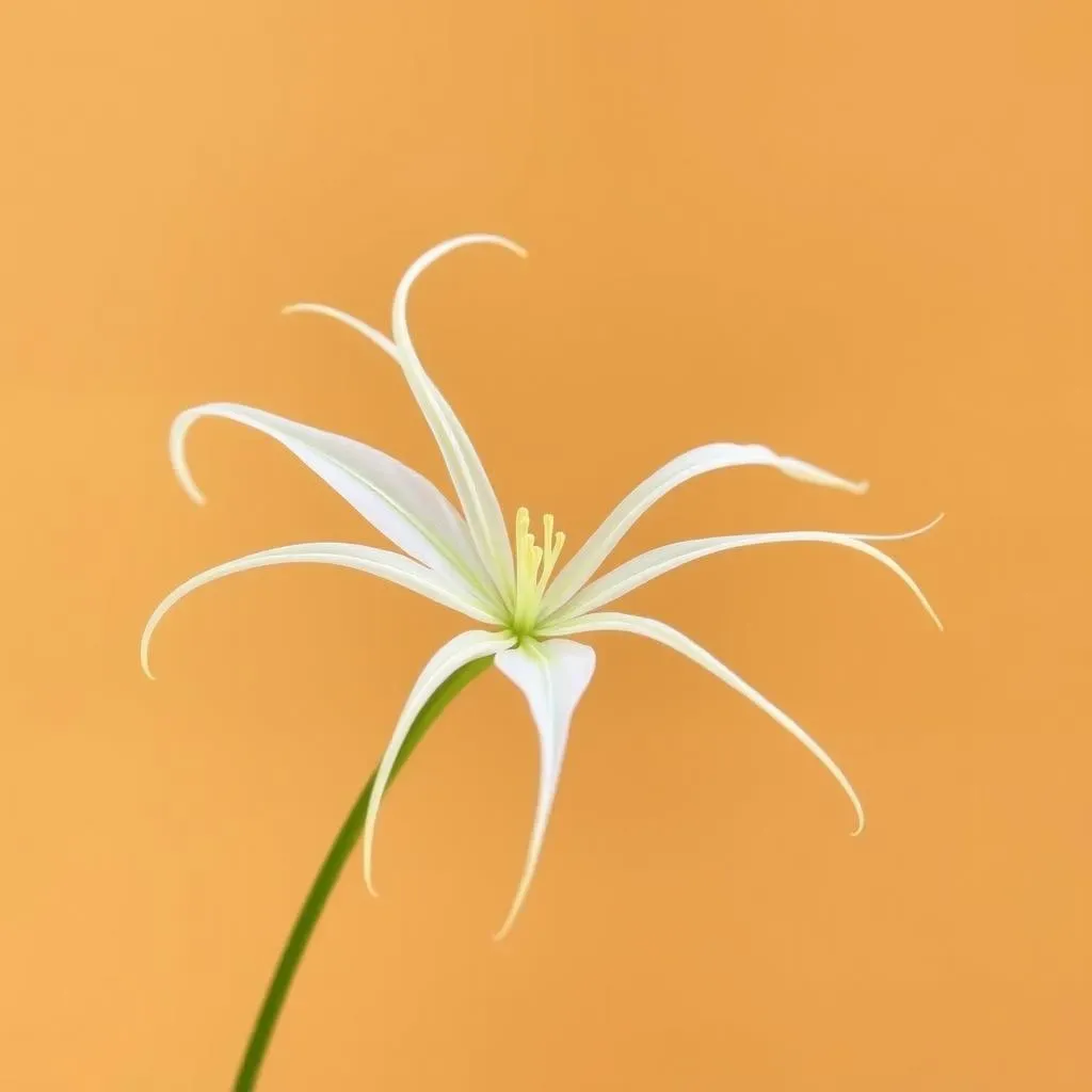 The Unique Beauty of the White Spider Lily Flower