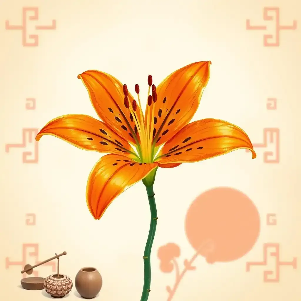 Tiger Lily Birth Flower Korean Cultural Significance