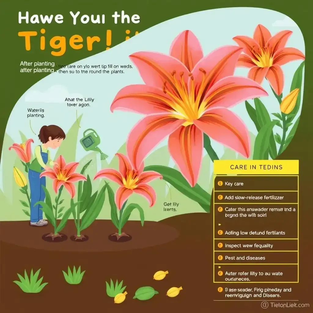 Tiger Lily Care After Planting Ensuring Thriving Blooms