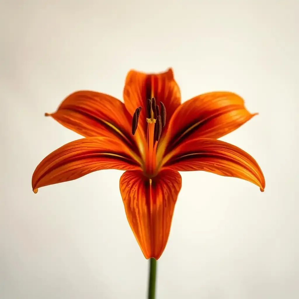 Tiger Lily Flower Birth Month Showing The Symbolism