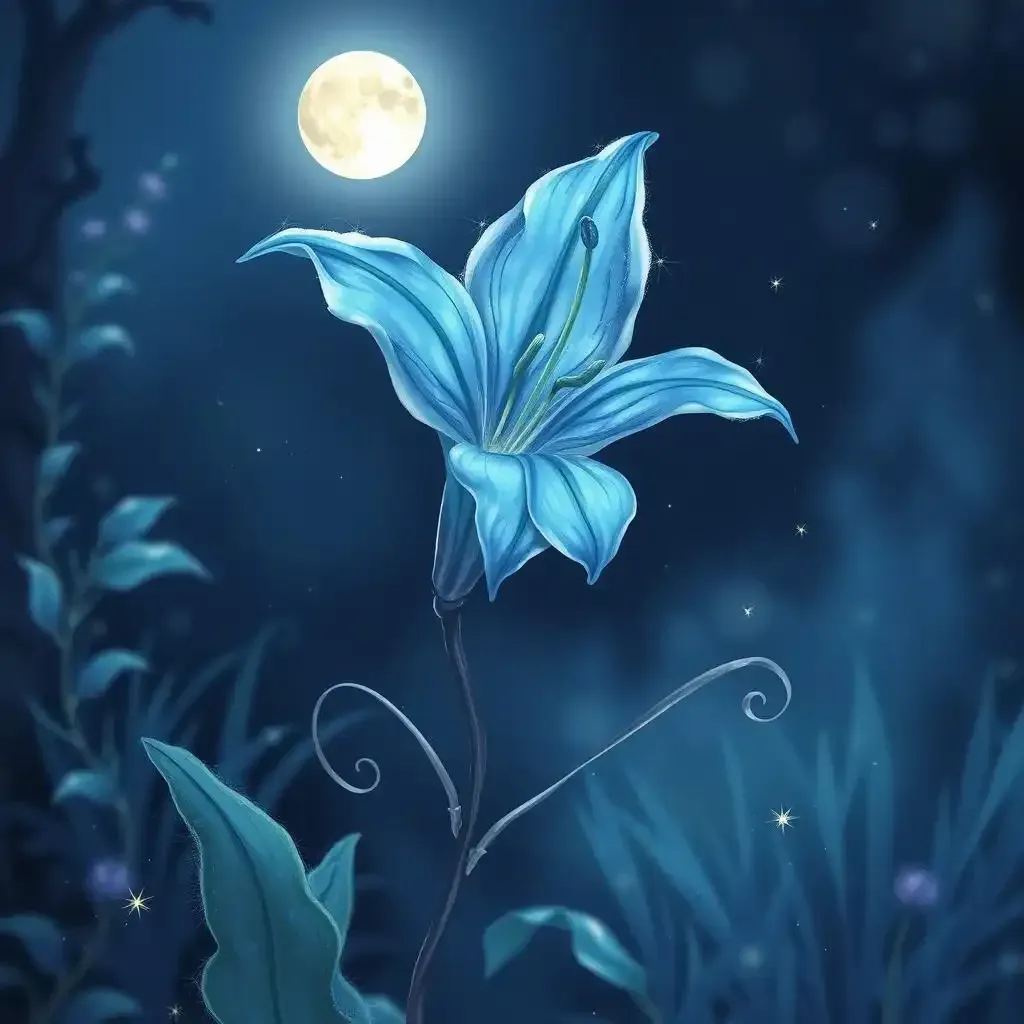 Tiger Lily Flower Blue Myths Legends And Artistic Interpretations