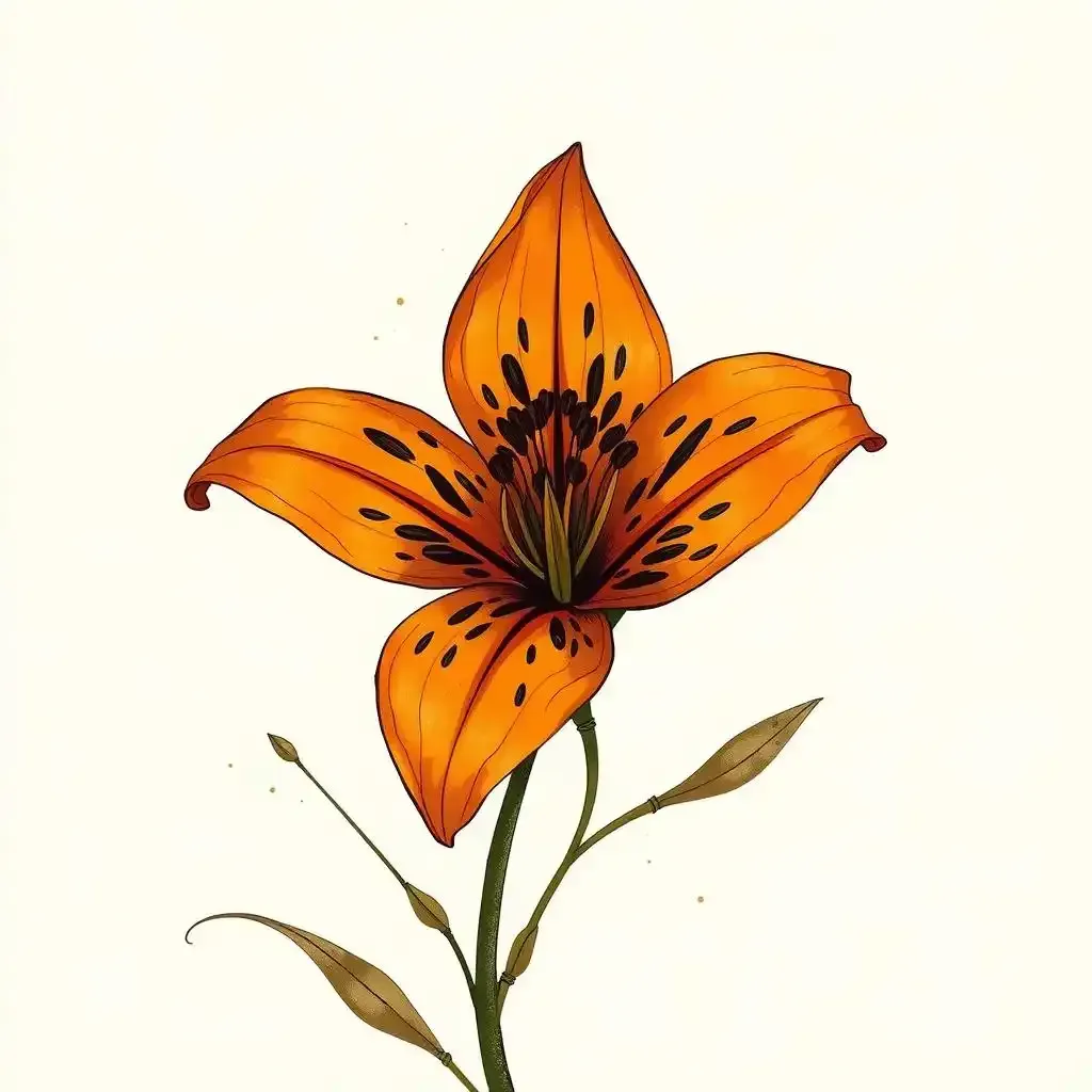 Tiger Lily Flower Meaning Please Love Me Showing The Symbolism