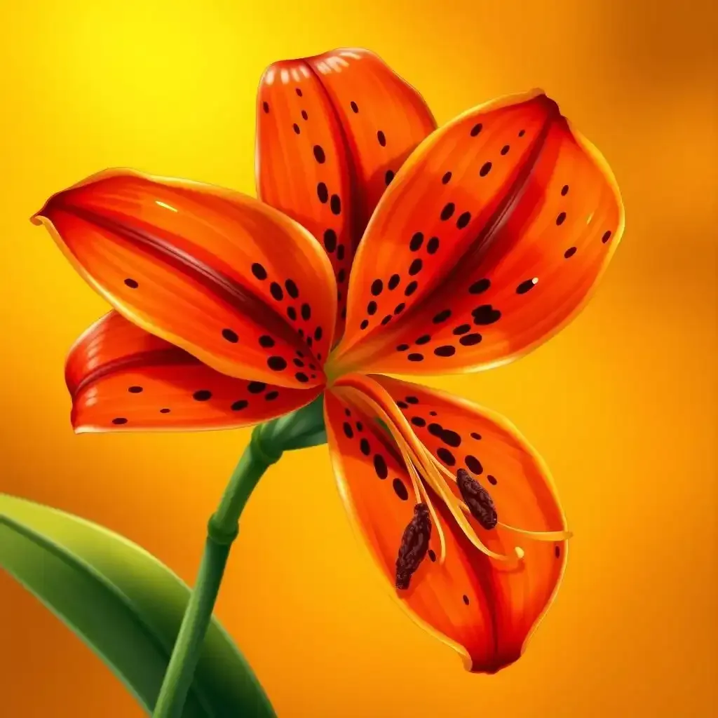 Tiger Lily Flower Name In Hindi Showing The Beauty