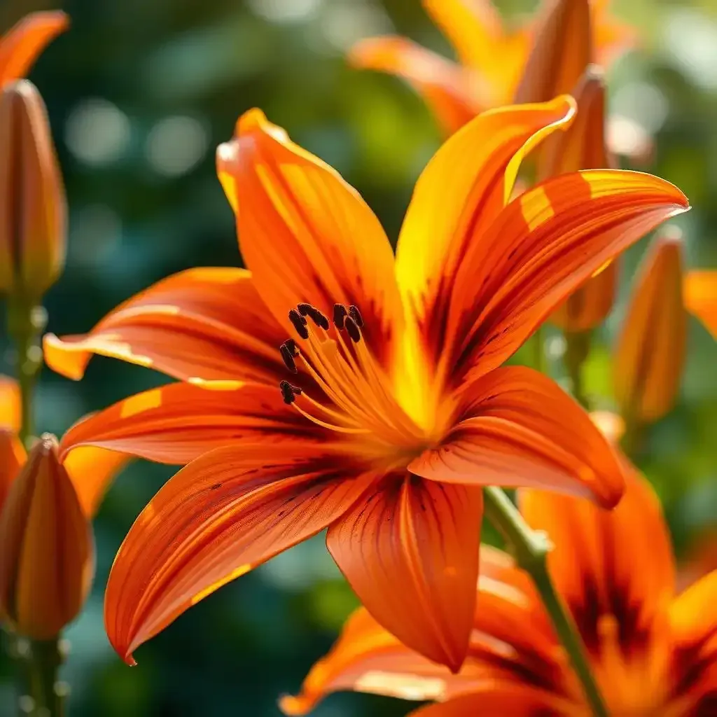 Tiger Lily Flower Pics From Garden To Canvas