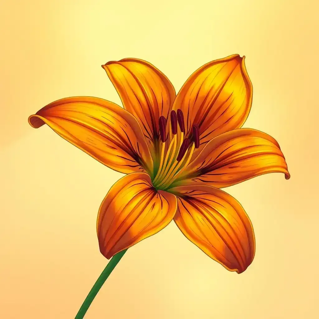 Tiger Lily Orange Lily Flower In Art And Literature