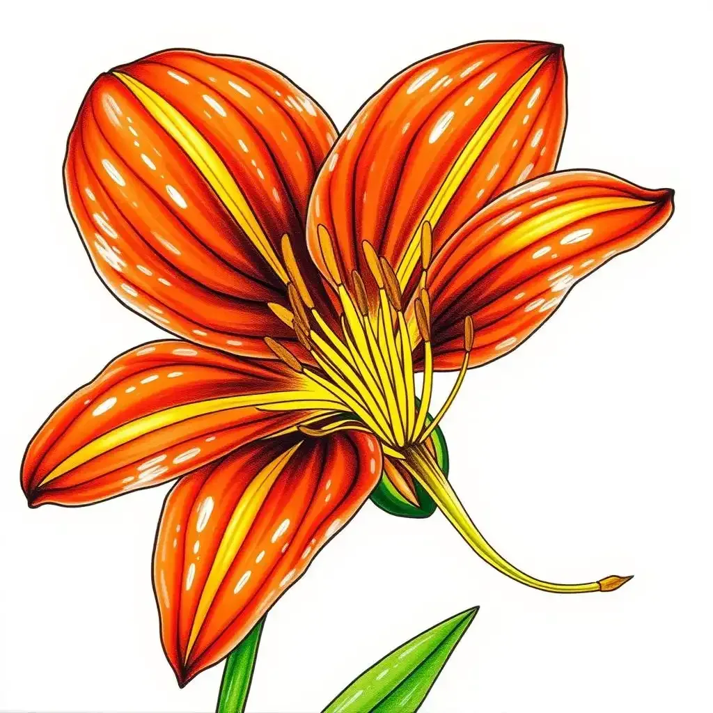 Tips And Tricks For Coloring Tiger Lily Flower Coloring Pages