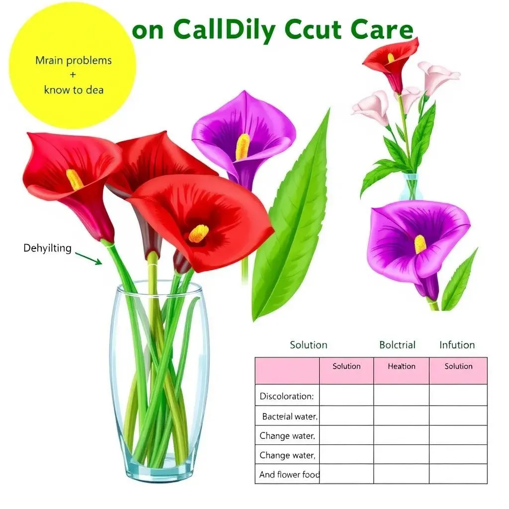 Troubleshooting Common Calla Lily Cut Flower Care Issues