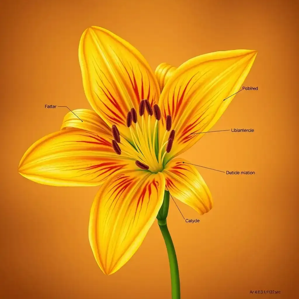 Understanding The Tiger Lily Flower Diagram A Visual Guide