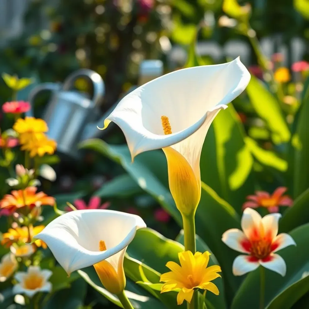 Watering and Feeding: The Key to a Happy Calla Lily