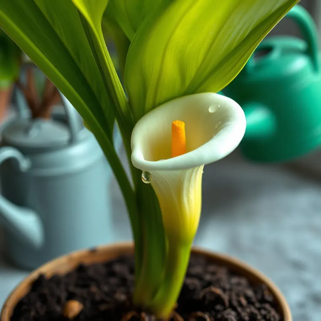 Watering Woes: Overwatering and Underwater Calla Lily Flowers Drooping