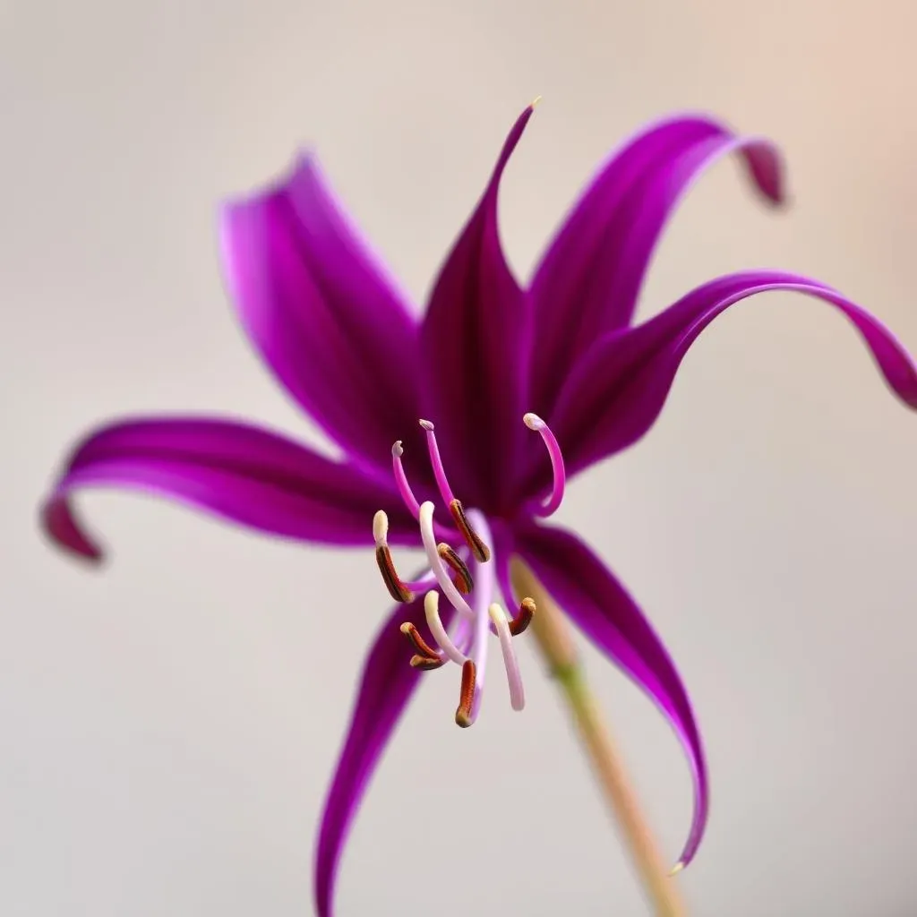 What Makes a Purple Spider Lily Flower Stand Out?