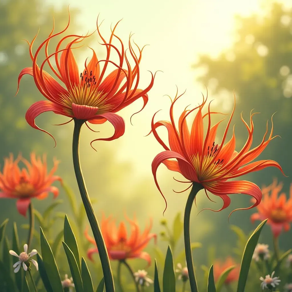 When Do Spider Lilies Typically Bloom?