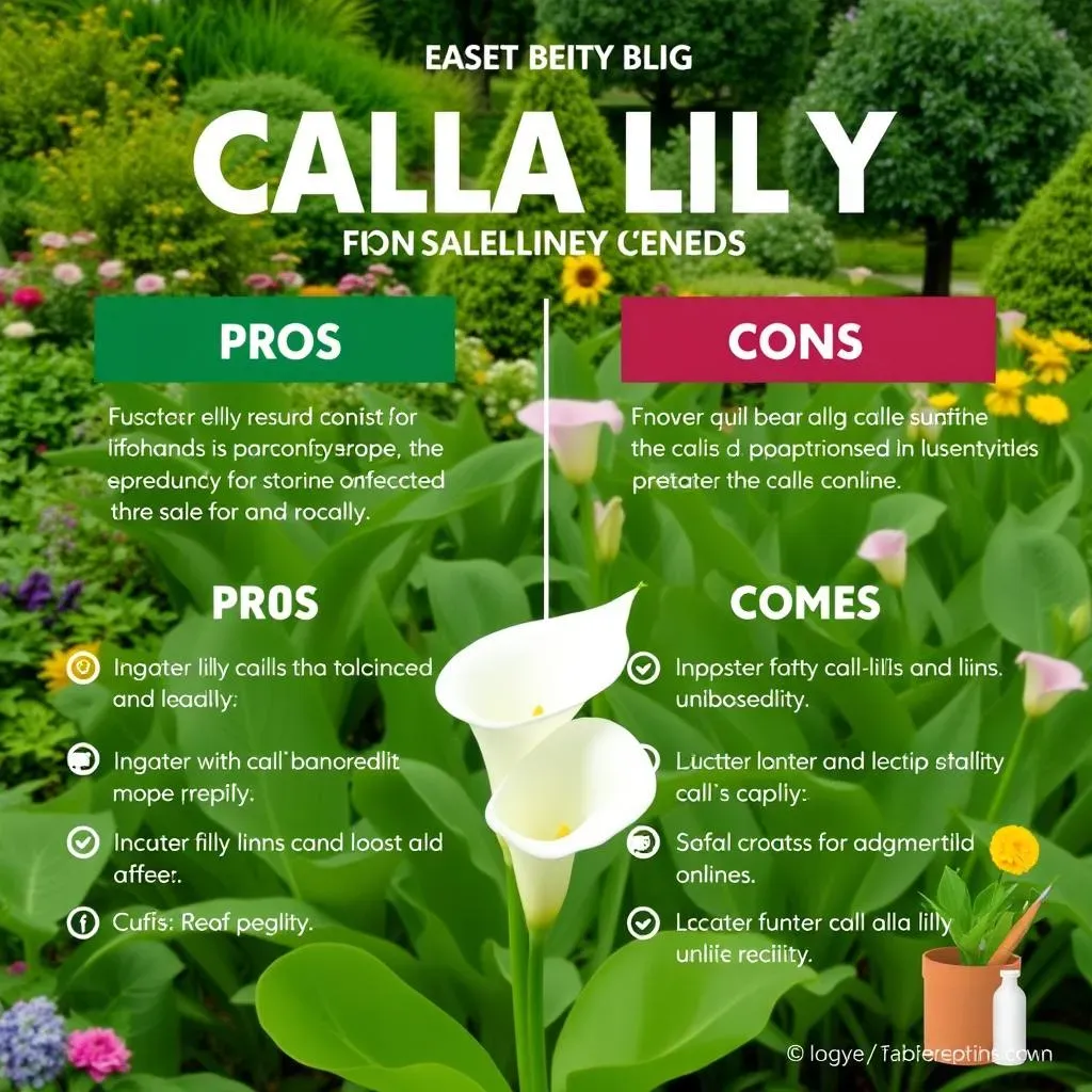 Where to Buy Calla Lily Plants for Sale: Online vs. Local