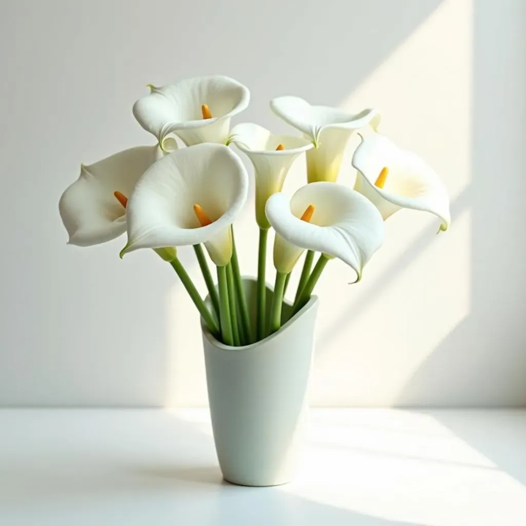 Elegant White Calla Lily Flower Arrangement: A Powerful Choice